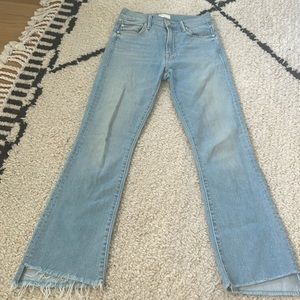 Mother Denim Insider Crop Step Fray